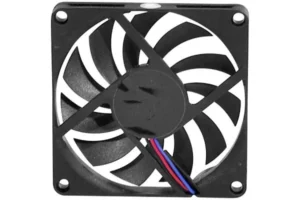 Ventilateur lubrifié à vie - 80x80x10 3 fils 12 volts