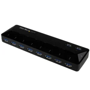 Hub USB 3.0 à 10 ports avec ports de charge et synchronisation 1.5A