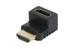 Adaptateur HDMI or mâle/femelle coudé à 90° - modèle b