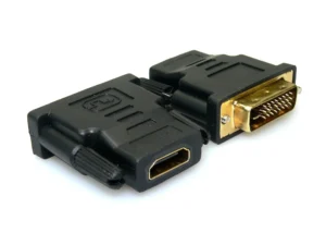 Adaptateur DVI Mâle - HDMI Femelle,  Noir