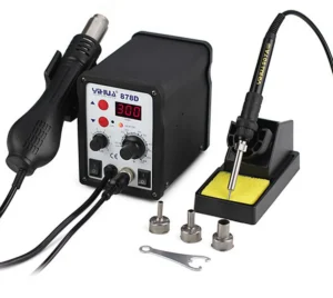 Fer à souder et Pistolet à air chaud 120l/mn 100°C-450°C 700 Watts