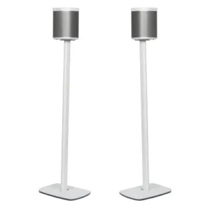 Paire de piètement colonne pour SONOS One et Play1 couleur blanche