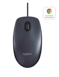 Souris Optique Ambidextre Filaire USB-A Noire