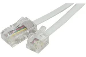 Cordon 2 mètres TPE sur noix de connexion RJ12 vers PC caisse DB9