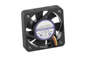 Ventilateur lubrifié à vie 40x40x10 - 3 fils 12volts