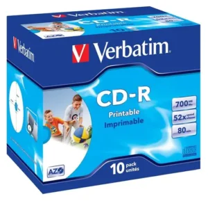 CD-R 700 Mo 52x imprimable - Boite de 10