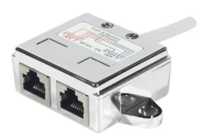Raccord éclateur RJ45 Cat 4/5 blindé 15 cm