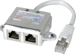 Eclateur de port RJ45 Blindé + Prise téléphone