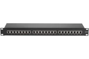 Panneau de brassage 24 ports Cat. 6 STP équipé Hauteur 1U -