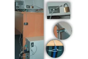 Kit de sécurité ECO - clé différente - plaque et câble