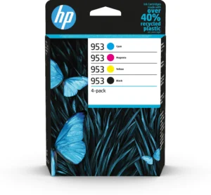 Pack de 4 cartouches d'encre HP 953 Noir/Cyan/Magenta/Jaune