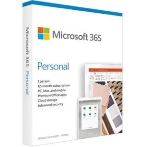365 Personnel 1-PC/MAC 1 An, dématérialisé