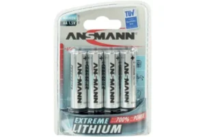 Piles lithium 3000mAh - AA blister de 4