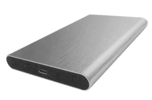 Boitier externe 2.5" Alu, USB 3.1 Gen 2, Type C, Argenté,