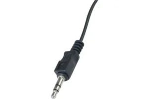 Casque Stéréo Economique  noir prise Jack 3.5 mm cordon 5 mètres