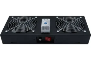 Kit 2 ventilateurs avec thermostat pour coffret CEPA noir