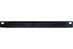 Panneau passe-câbles 10" à balais 0.5U, noir
