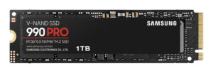 Disque SSD 990 PRO 1To M.2 NVMe2.0 PCIe Gen4.0