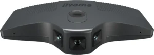 Caméra panoramique 180°, 12 MP, 4K UHD, 30 ips, cadrage automatique