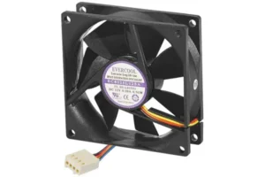 Ventilateur de rechange  PWM - 80x80x25 - 4 fils 12 Volts