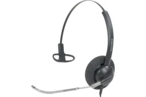 écouteur/casque Avec fil Arceau Bureau/Centre d'appels Noir