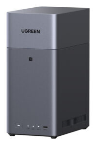 Serveur NAS 2 Baies 60To 8 cœurs (A72 + A53), 4Go DDR4 1 GbE, HDMI 4K