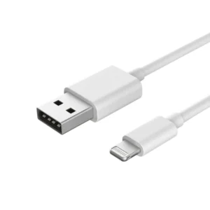 Cordon  USB Type-A  Lightning 1 mètre Blanc