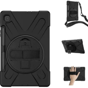 Coque renforcée poignée rotative bandoulière et pied Galaxy Tab A7