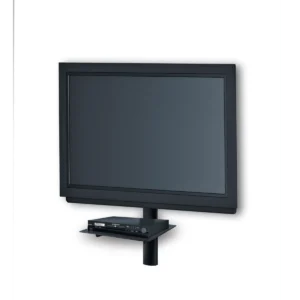Support pour appareil audio, Métal/Plastique, Verre trempé, 1 étagère