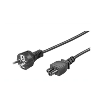 Cordon d'alimentation 1 mètre CEE7 /7 mâle - Coupleur C5