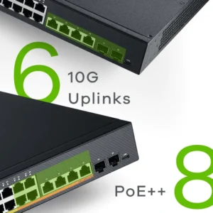 Switch 19" Smart 24 ports 2,5 Giga POE 700 W+4SFP+