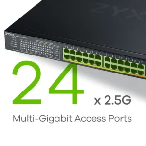Switch 19" Smart 24 ports 2,5 Giga POE 700 W+4SFP+
