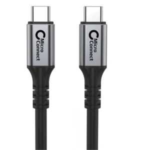 Cordon USB-C Mâle/Mâle 1mètre, 100Watts, 20Gbps, USB 3.2 Gen 2×2