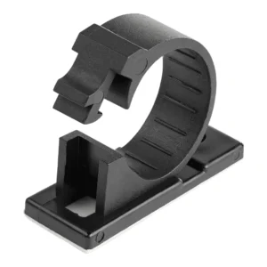100 Pinces Attache Câbles Adhésives - 17mm de diamètre