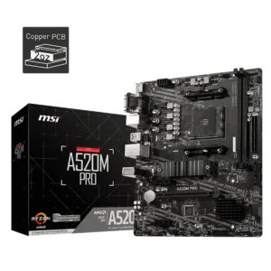 Carte mère A520M PRO AMD/AM4/ micro ATX