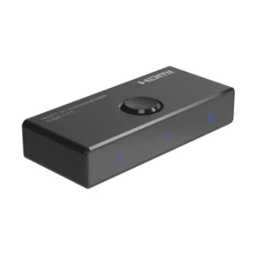 Commutateur HDMI Bi Directionnel 4K à 60 Hz HDCP2.2 en ABS Noir