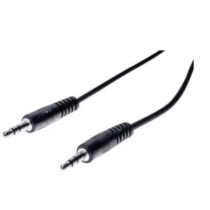 Cordon stéreo Jack 3.5 mm noir - 20 mètres