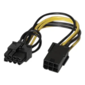 Adaptateur d''alimentation pci express 6 pins vers pci express 8 pins
