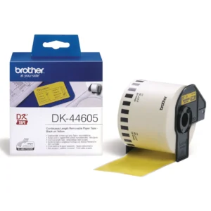 Ruban de papier repositionnable continu jaune 62mm x 30,48m de long