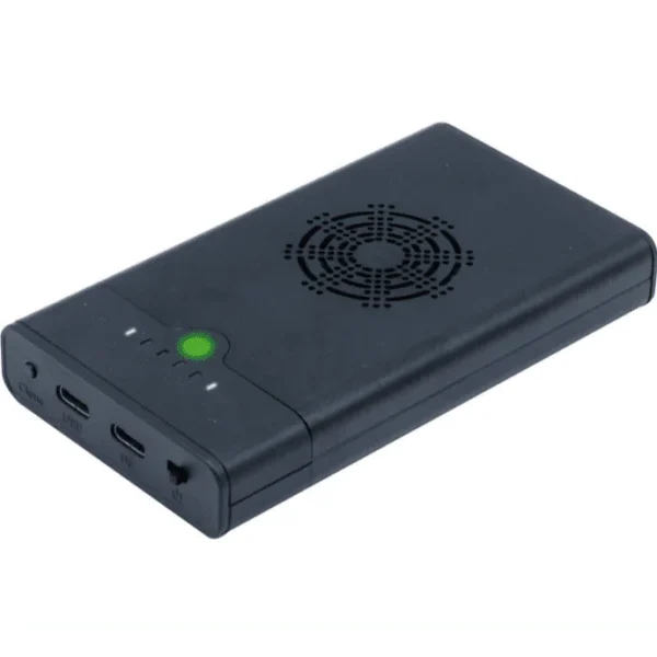 Boitier USB-C Duplicateur autonome mobile SSD M.2. NVMe/SATA ventilé