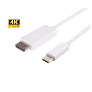 Cordon adaptateur graphique USB Type C vers DisplayPort 1.2- 2 mètres