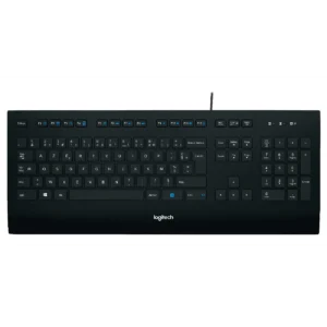 Clavier USB K280e AZERTY Silencieux & témoin Maj - Noir