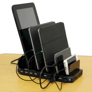 Station de Charge 10 ports USB, 12 Volts, 8 Ampères, (96 Watts)