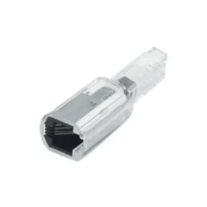 Adaptateur anti-enroulement mono plug RJ9/RJ9