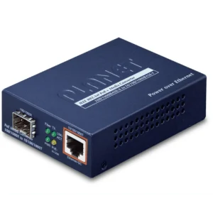Convertisseur fibre SFP - RJ45 Gigabit PoE+ 30Watts GTP-805A