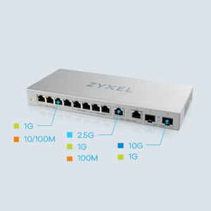 Switch 8 ports Giga + 2 x 2,5 Giga + 2 x SFP+ Non-géré