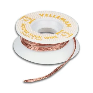 Tresse à dessouder - rouleau de 1,6 m - largeur 2.5 mm