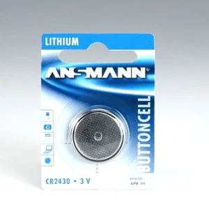 Pile lithium bouton CR2430 3V ; Blister de 1 pile