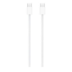 Cordon USB-C 1 mètre  transfert de données Apple Blanc