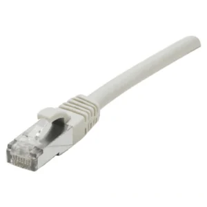Cordon RJ45 catégorie 6A S/FTP LSOH snagless gris - 7,5 m